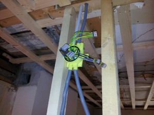 Rör och kabeldragning vid renovering av gammalt hus med nyttjande av ROT-avdrag